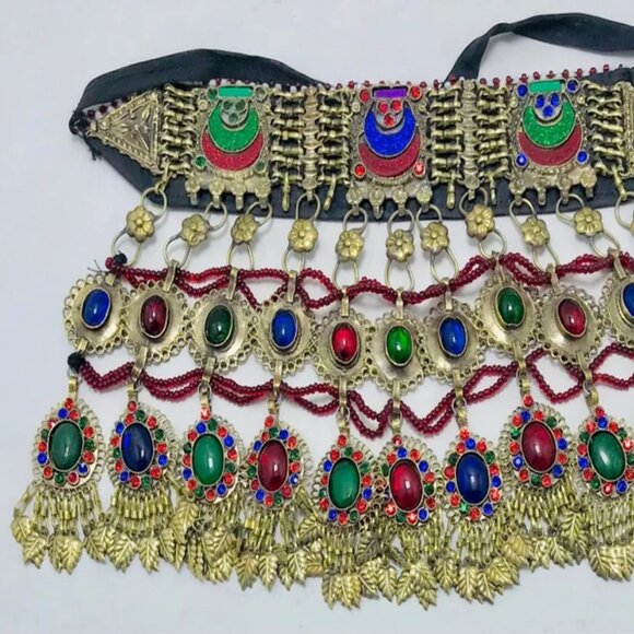 Vibrant Choker Necklace, Unique Fashion Necklace - Picture 5 of 10